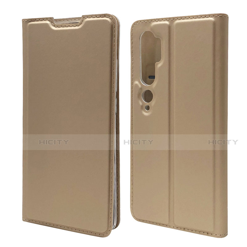 Handytasche Stand Schutzhülle Flip Leder Hülle T09 für Xiaomi Mi Note 10 Gold