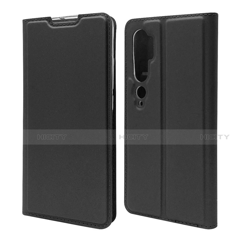 Handytasche Stand Schutzhülle Flip Leder Hülle T09 für Xiaomi Mi Note 10 Pro Schwarz