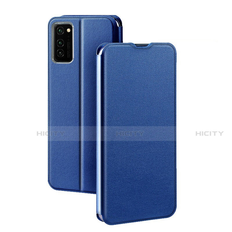 Handytasche Stand Schutzhülle Flip Leder Hülle T10 für Huawei Honor V30 Pro 5G Blau