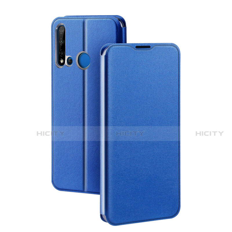 Handytasche Stand Schutzhülle Flip Leder Hülle T10 für Huawei P20 Lite (2019) Blau Plus