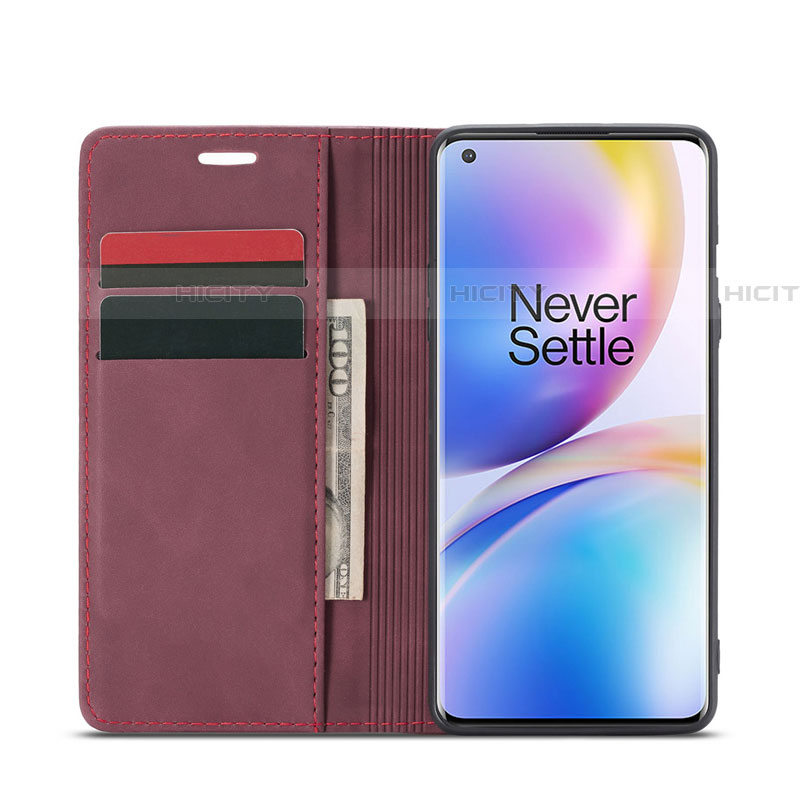 Handytasche Stand Schutzhülle Flip Leder Hülle T10 für OnePlus 8 Pro