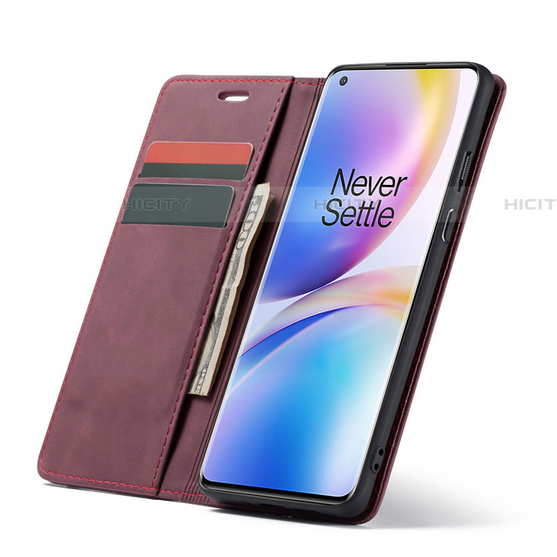 Handytasche Stand Schutzhülle Flip Leder Hülle T10 für OnePlus 8 Pro