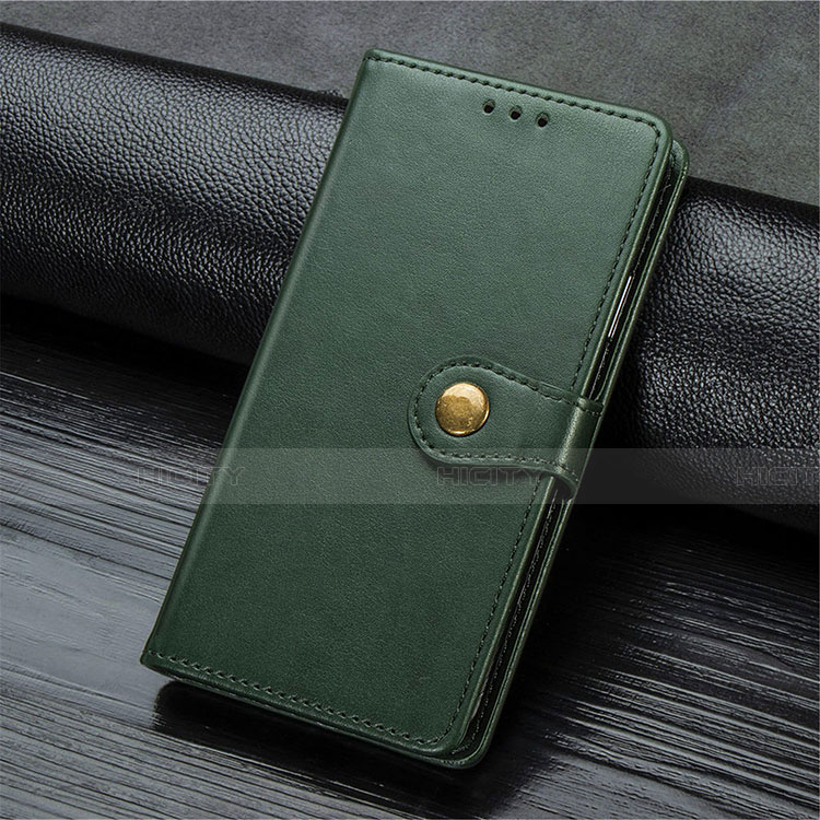 Handytasche Stand Schutzhülle Flip Leder Hülle T10 für Oppo F15 Grün