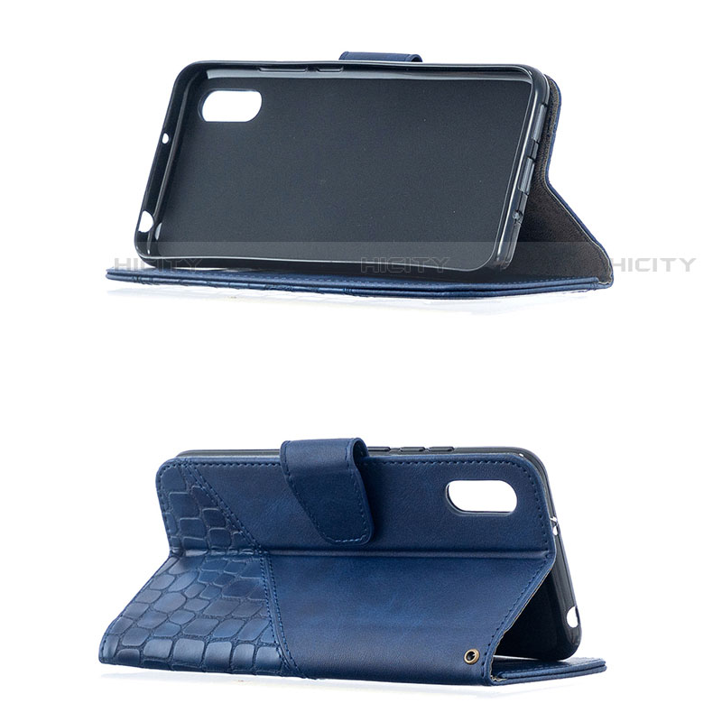 Handytasche Stand Schutzhülle Flip Leder Hülle T10 für Xiaomi Redmi 9A groß