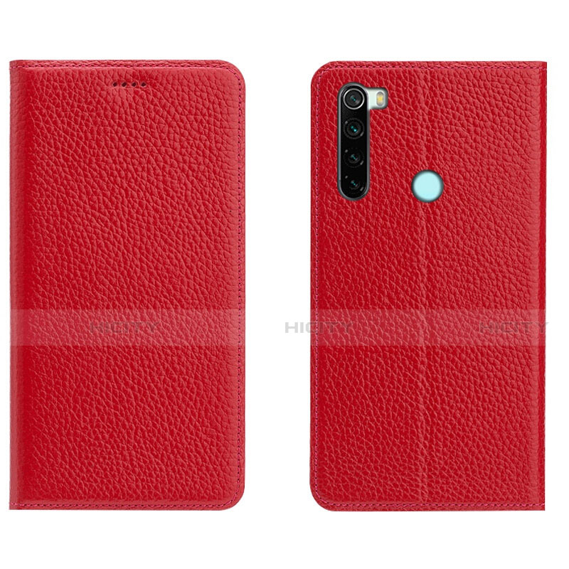 Handytasche Stand Schutzhülle Flip Leder Hülle T10 für Xiaomi Redmi Note 8 (2021) groß