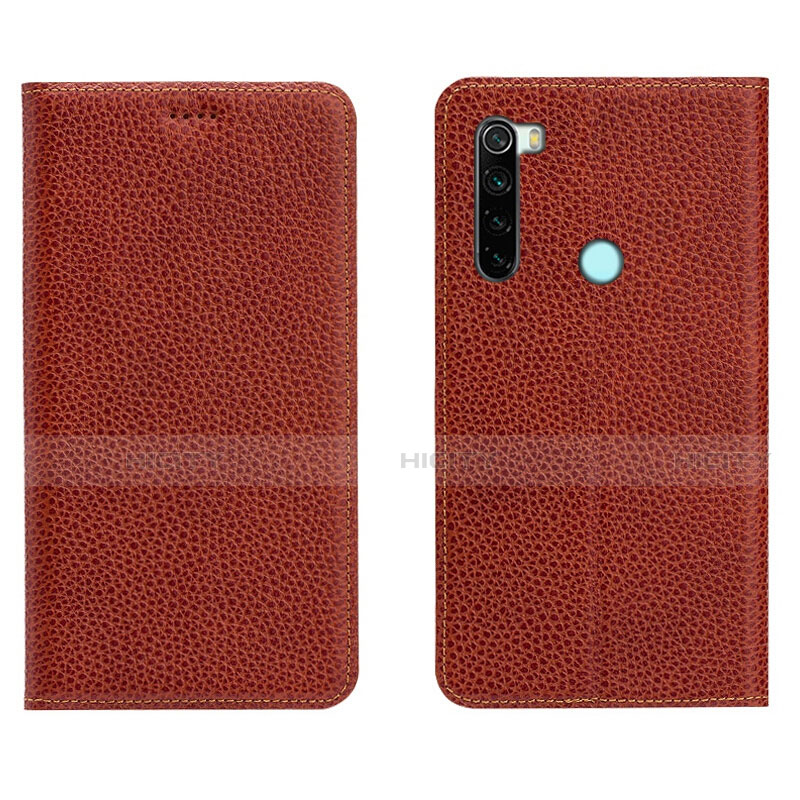 Handytasche Stand Schutzhülle Flip Leder Hülle T10 für Xiaomi Redmi Note 8 (2021) groß