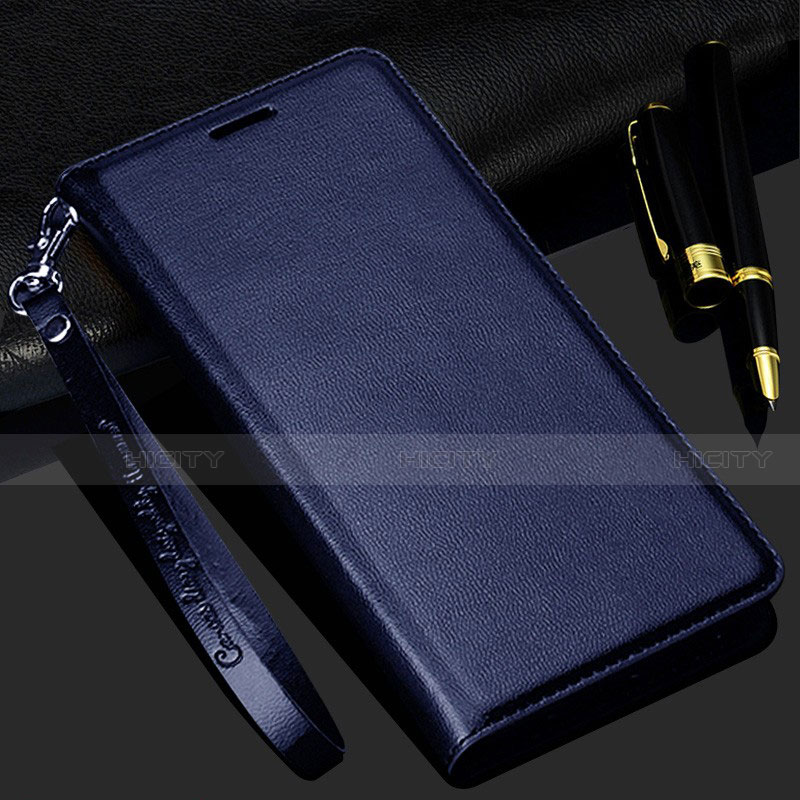 Handytasche Stand Schutzhülle Flip Leder Hülle T11 für Samsung Galaxy Note 20 5G Blau