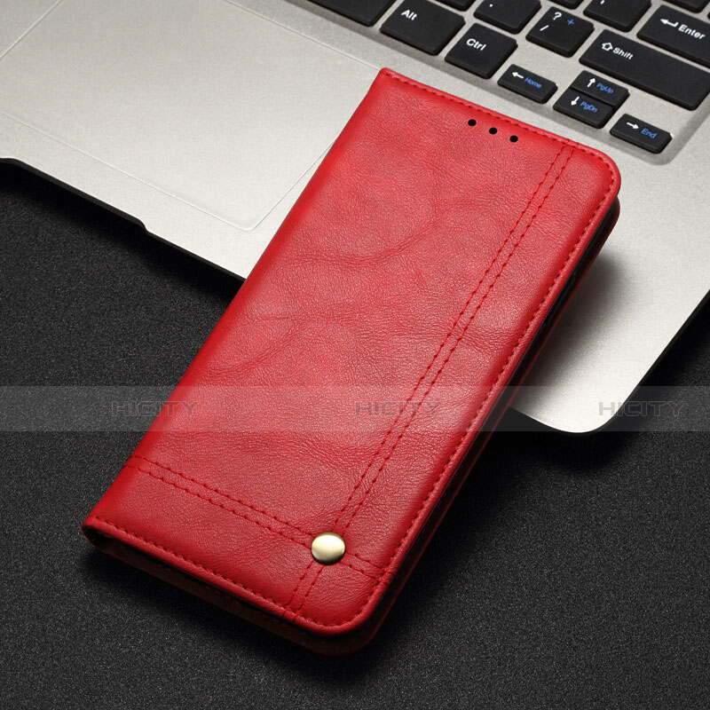 Handytasche Stand Schutzhülle Flip Leder Hülle T11 für Xiaomi Mi Note 10 Pro Rot Plus