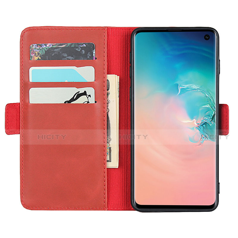 Handytasche Stand Schutzhülle Flip Leder Hülle T14 für Samsung Galaxy S10 Plus