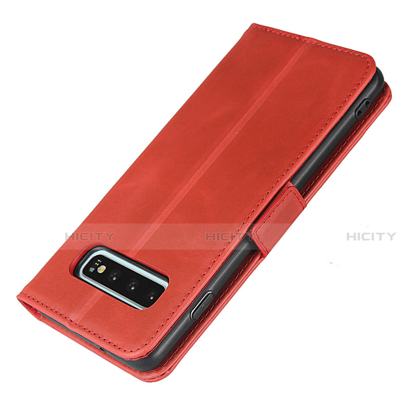 Handytasche Stand Schutzhülle Flip Leder Hülle T14 für Samsung Galaxy S10 Plus