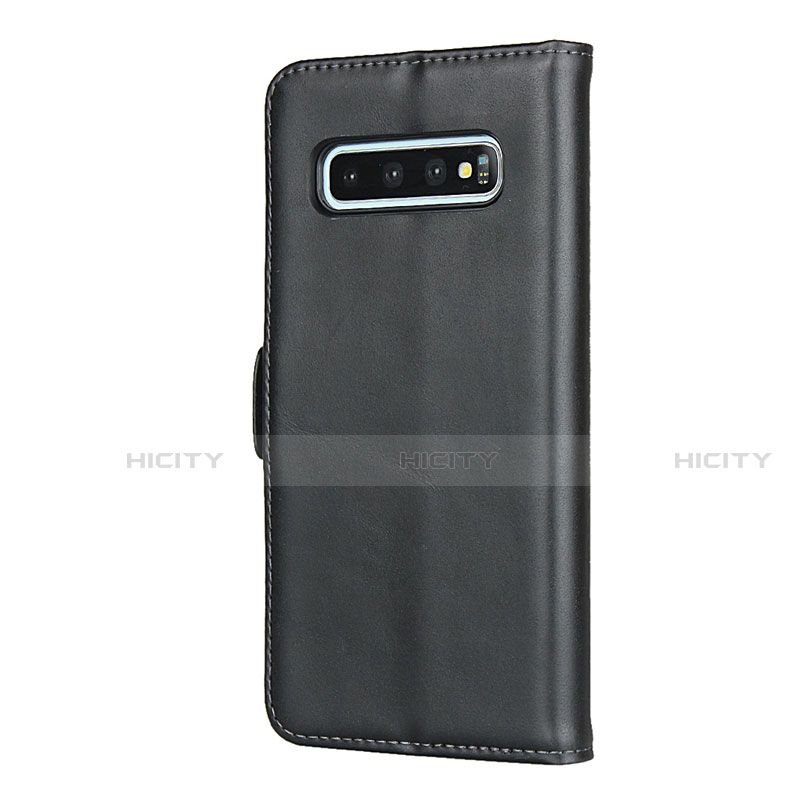 Handytasche Stand Schutzhülle Flip Leder Hülle T14 für Samsung Galaxy S10 Plus