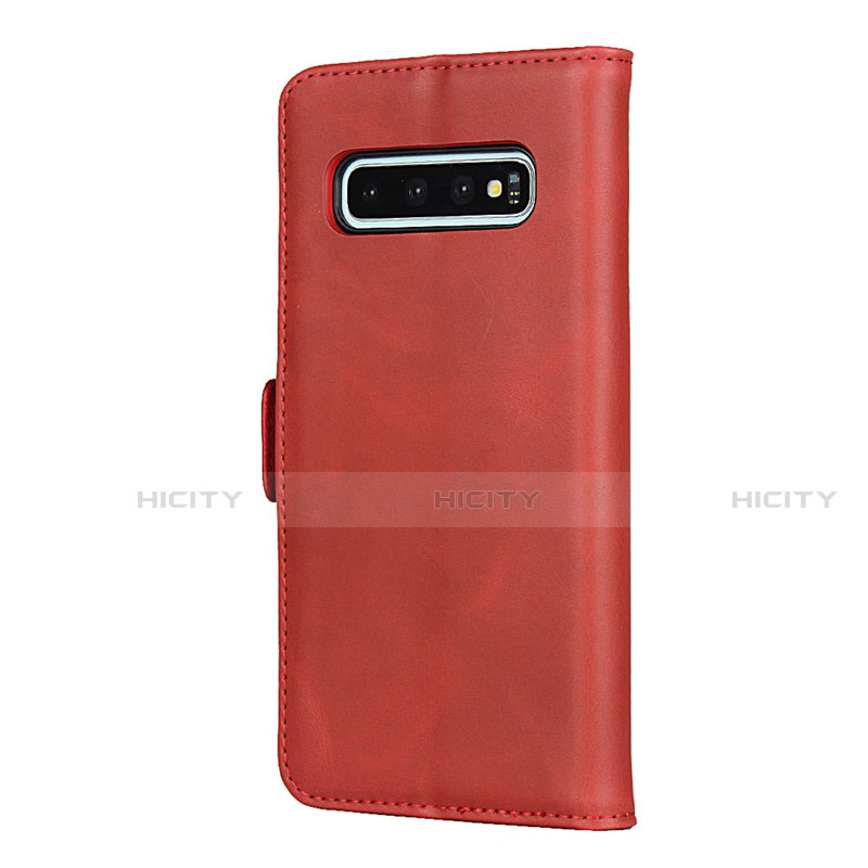 Handytasche Stand Schutzhülle Flip Leder Hülle T14 für Samsung Galaxy S10 Plus