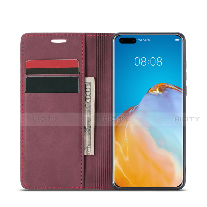 Handytasche Stand Schutzhülle Flip Leder Hülle T15 für Huawei P40 Pro