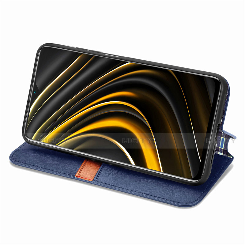 Handytasche Stand Schutzhülle Flip Leder Hülle T16 für Xiaomi Poco M3