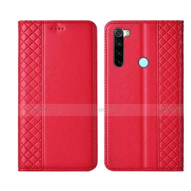 Handytasche Stand Schutzhülle Flip Leder Hülle T16 für Xiaomi Redmi Note 8 (2021)