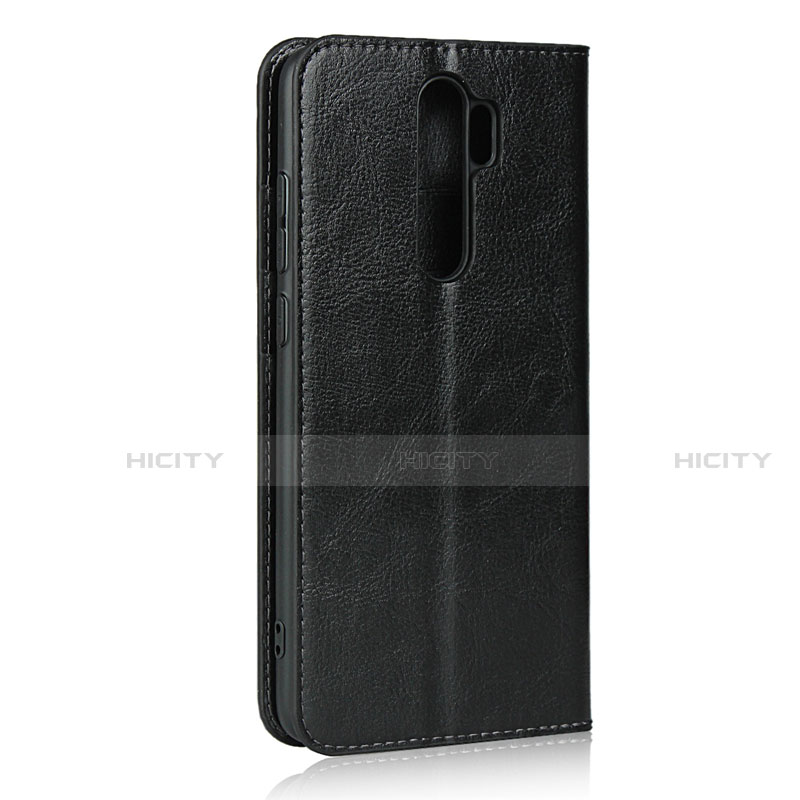 Handytasche Stand Schutzhülle Flip Leder Hülle T17 für Xiaomi Redmi Note 8 Pro Schwarz