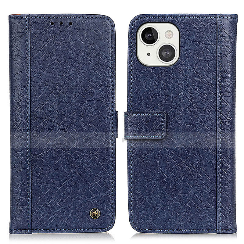 Handytasche Stand Schutzhülle Flip Leder Hülle T18 für Apple iPhone 13 Blau Plus