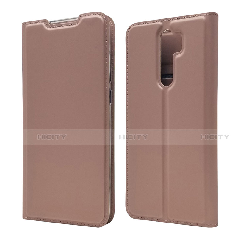 Handytasche Stand Schutzhülle Flip Leder Hülle T18 für Xiaomi Redmi Note 8 Pro Rosegold