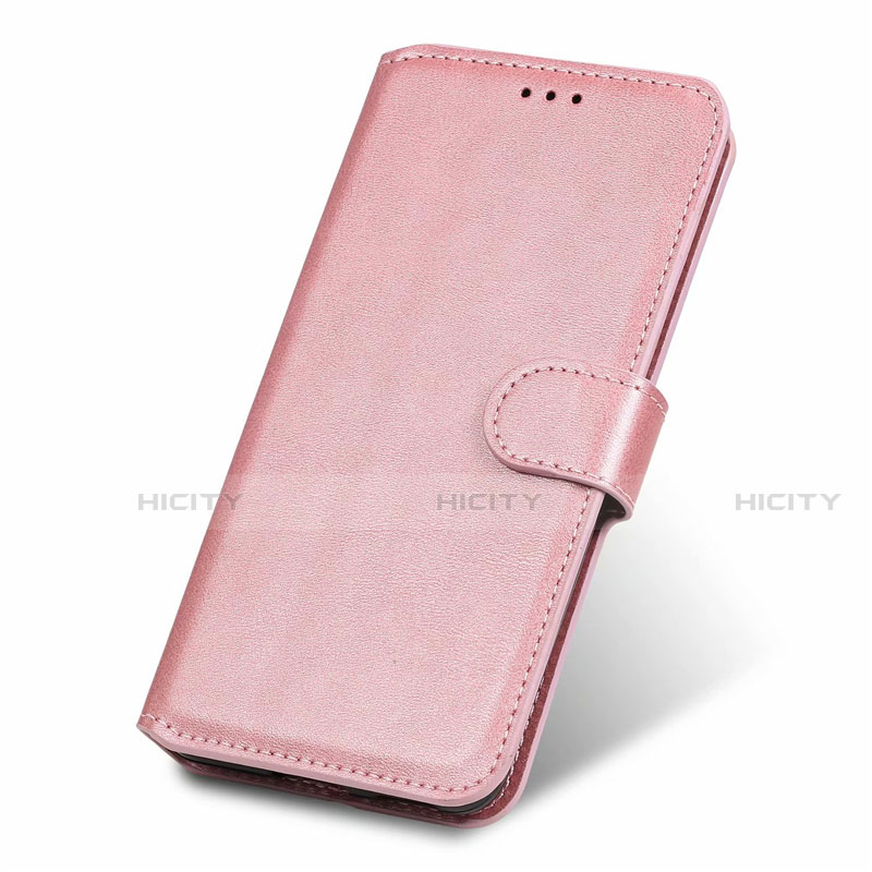 Handytasche Stand Schutzhülle Flip Leder Hülle T19 für Huawei P40 Rosegold