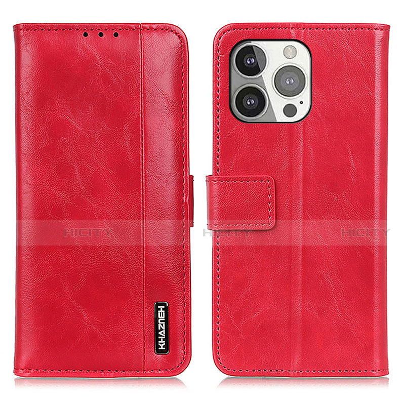 Handytasche Stand Schutzhülle Flip Leder Hülle T20 für Apple iPhone 13 Pro Rot