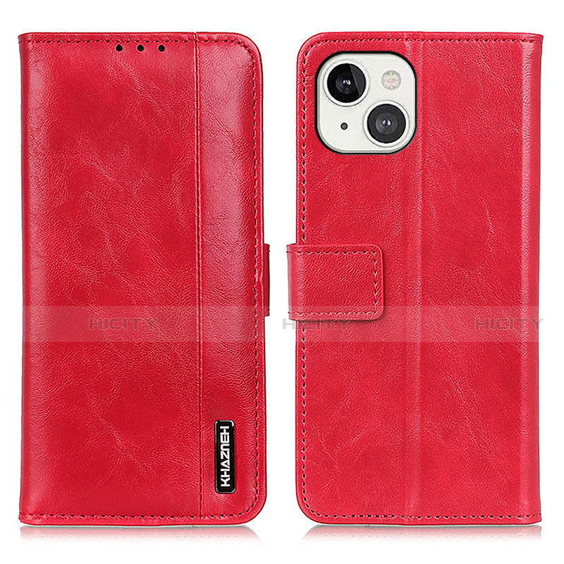 Handytasche Stand Schutzhülle Flip Leder Hülle T20 für Apple iPhone 13 Rot Plus