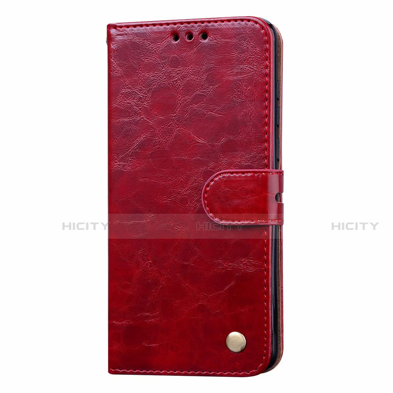 Handytasche Stand Schutzhülle Flip Leder Hülle T20 für Huawei P40 Rot