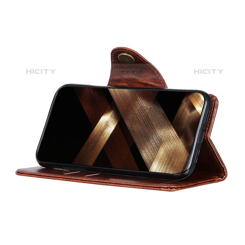 Handytasche Stand Schutzhülle Flip Leder Hülle T21 für Apple iPhone 15 Pro