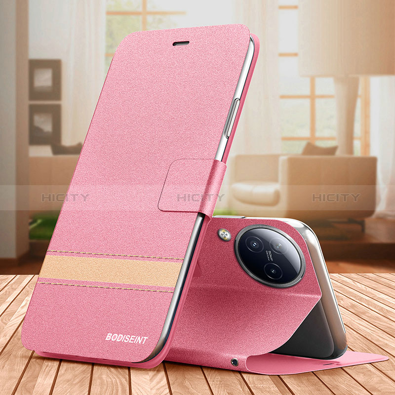 Handytasche Stand Schutzhülle Flip Leder Hülle TB1 für Xiaomi Civi 3 5G Pink