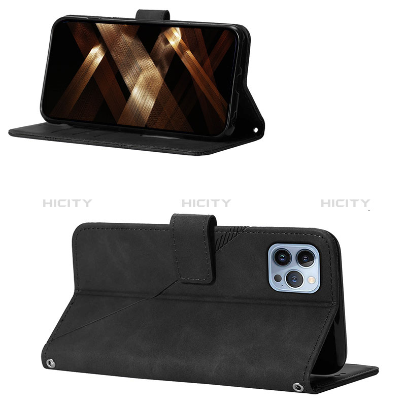 Handytasche Stand Schutzhülle Flip Leder Hülle Y01B für Apple iPhone 14 Pro Max