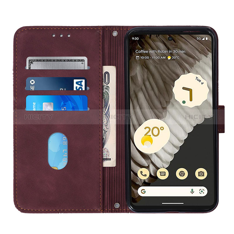 Handytasche Stand Schutzhülle Flip Leder Hülle Y01B für Google Pixel 8 Pro 5G groß