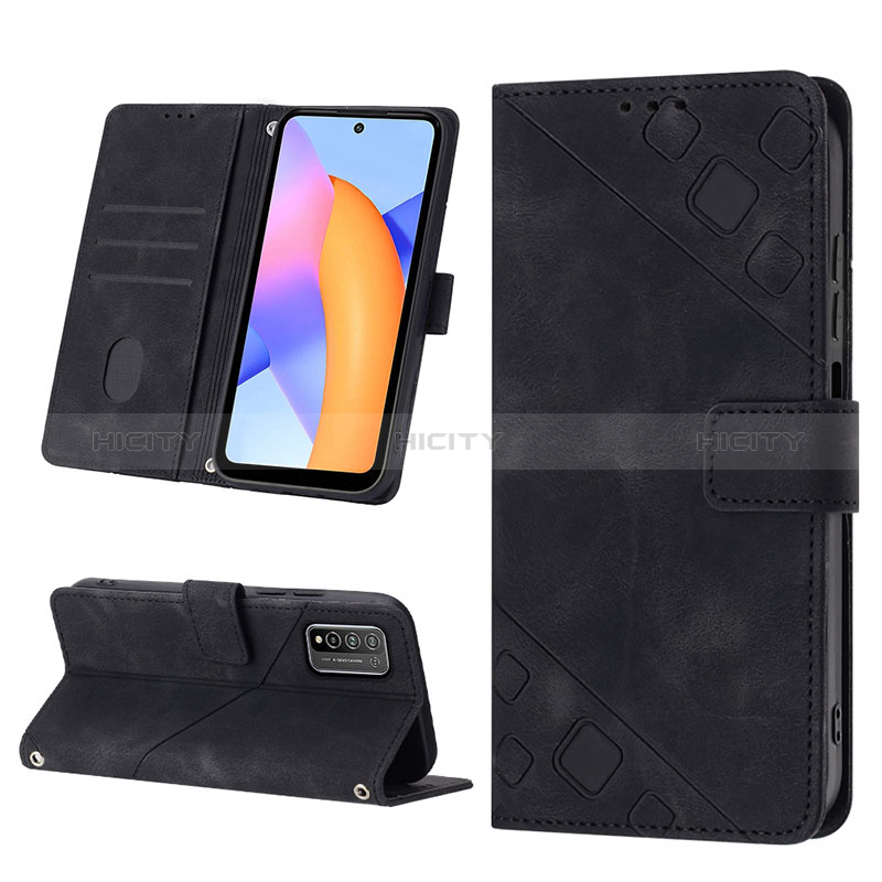 Handytasche Stand Schutzhülle Flip Leder Hülle Y01B für Huawei Honor 10X Lite groß