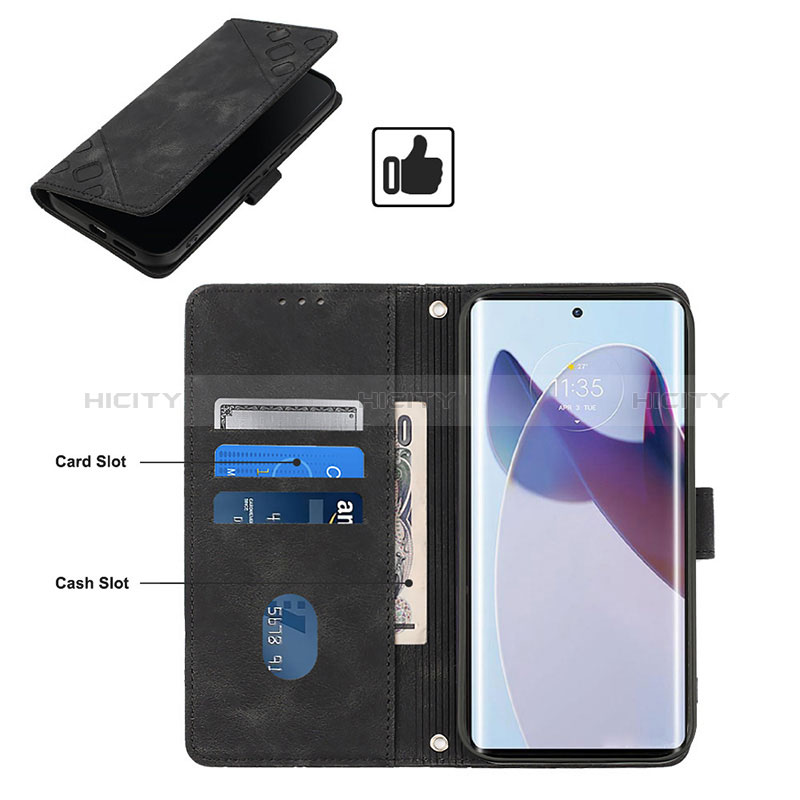 Handytasche Stand Schutzhülle Flip Leder Hülle Y01B für Motorola Moto Edge 30 Ultra 5G