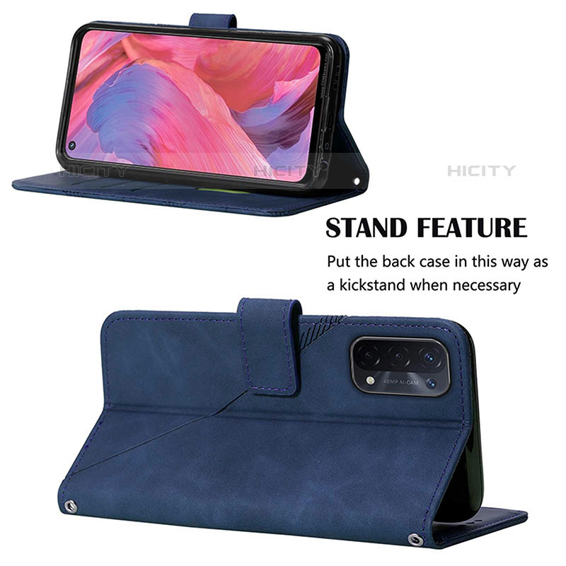 Handytasche Stand Schutzhülle Flip Leder Hülle Y01B für OnePlus Nord N200 5G groß