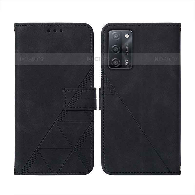 Handytasche Stand Schutzhülle Flip Leder Hülle Y01B für Oppo A53s 5G groß