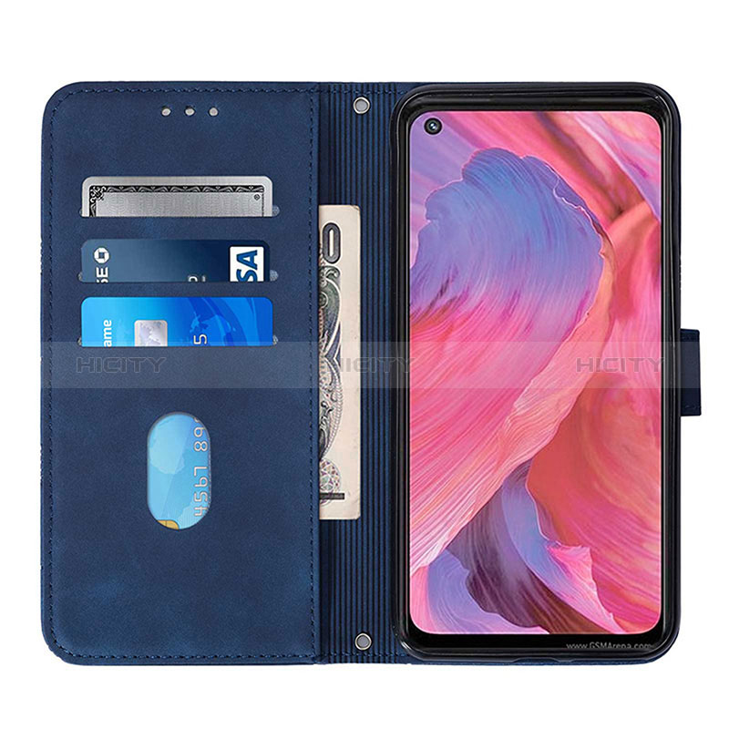 Handytasche Stand Schutzhülle Flip Leder Hülle Y01B für Oppo A54 5G groß