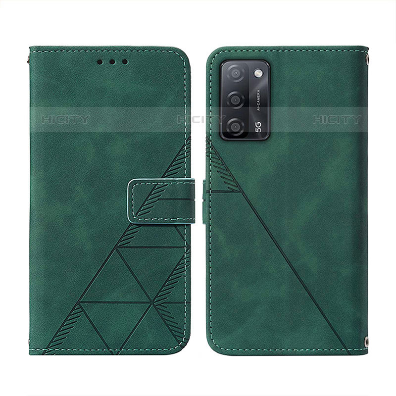 Handytasche Stand Schutzhülle Flip Leder Hülle Y01B für Oppo A55 5G groß