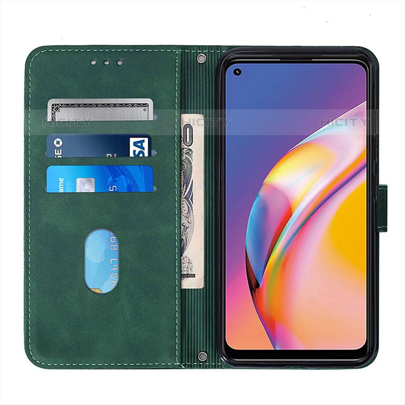 Handytasche Stand Schutzhülle Flip Leder Hülle Y01B für Oppo A94 4G groß