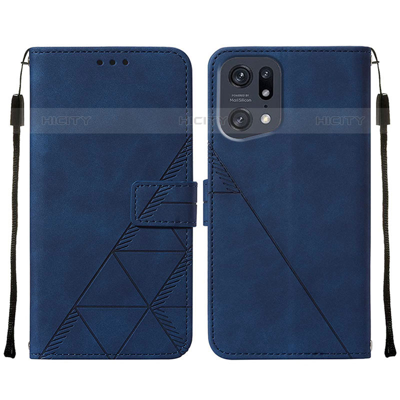 Handytasche Stand Schutzhülle Flip Leder Hülle Y01B für Oppo Find X5 Pro 5G groß