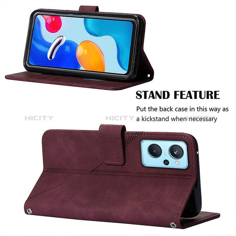 Handytasche Stand Schutzhülle Flip Leder Hülle Y01B für Oppo K10 4G groß