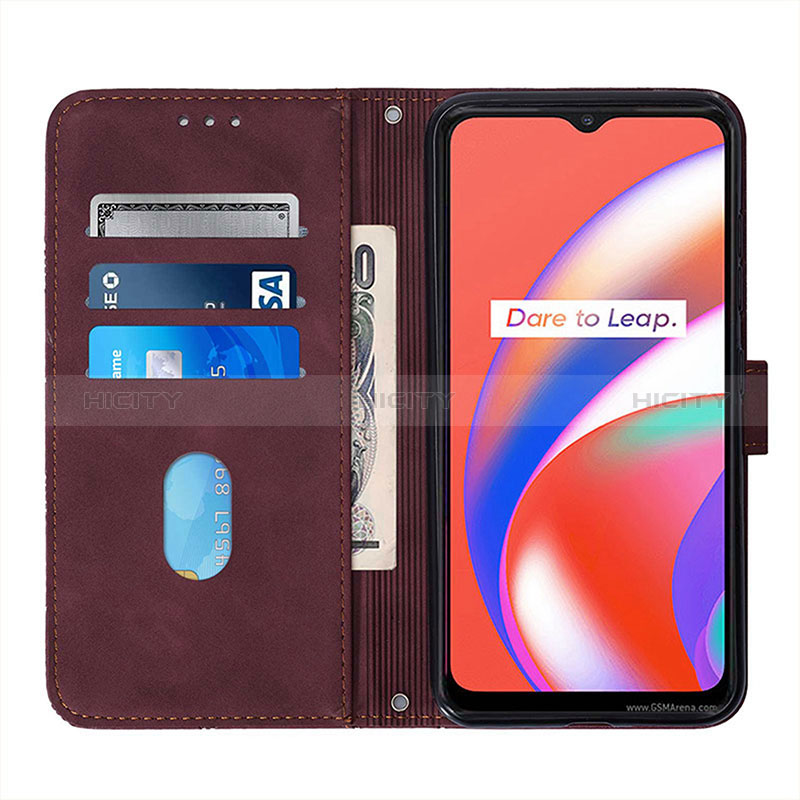 Handytasche Stand Schutzhülle Flip Leder Hülle Y01B für Realme 7i RMX2193