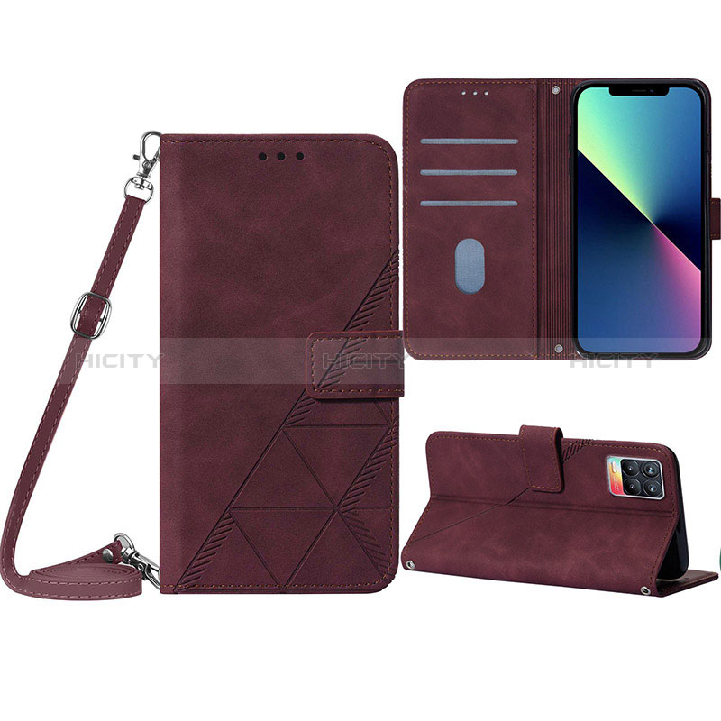 Handytasche Stand Schutzhülle Flip Leder Hülle Y01B für Realme 8 4G