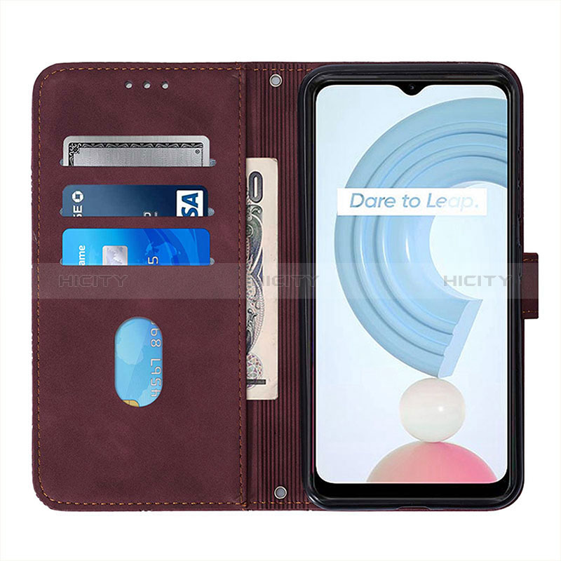 Handytasche Stand Schutzhülle Flip Leder Hülle Y01B für Realme C25Y