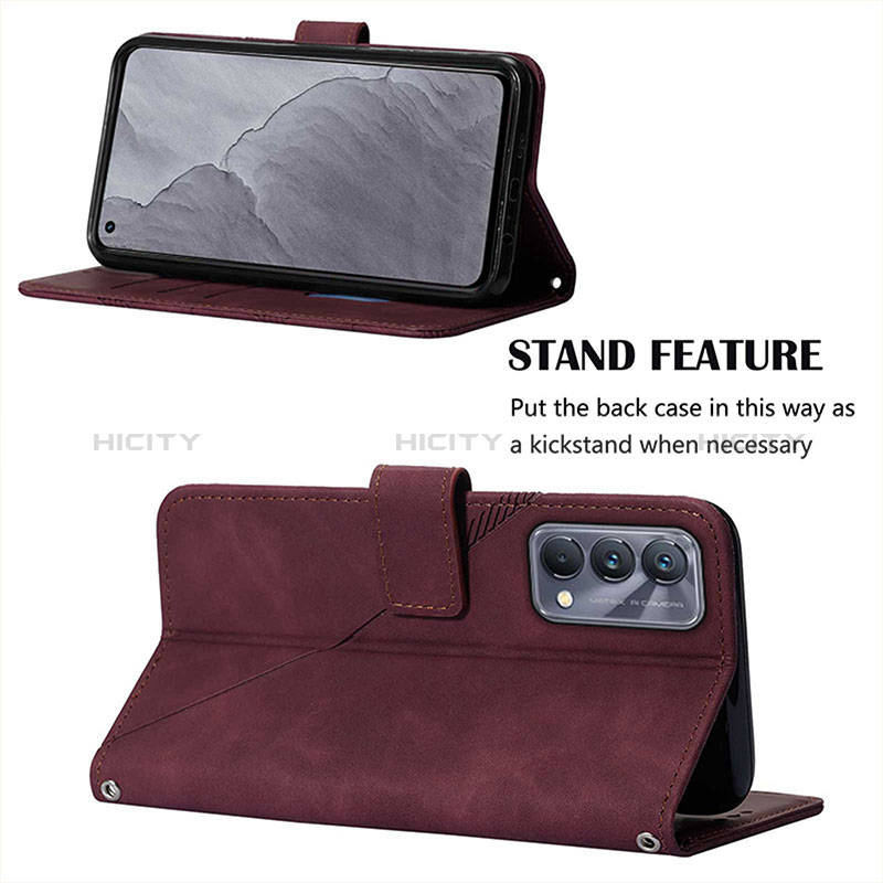 Handytasche Stand Schutzhülle Flip Leder Hülle Y01B für Realme GT Master 5G