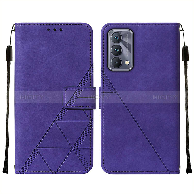 Handytasche Stand Schutzhülle Flip Leder Hülle Y01B für Realme GT Master 5G Violett