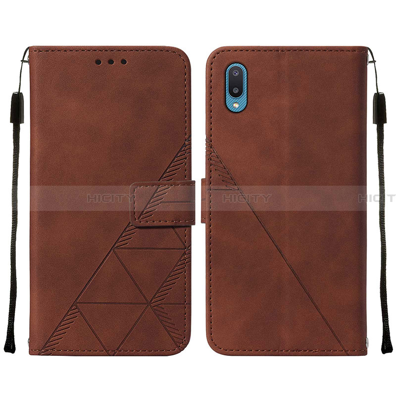 Handytasche Stand Schutzhülle Flip Leder Hülle Y01B für Samsung Galaxy A02 groß