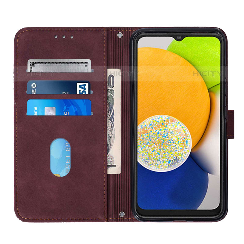 Handytasche Stand Schutzhülle Flip Leder Hülle Y01B für Samsung Galaxy A03