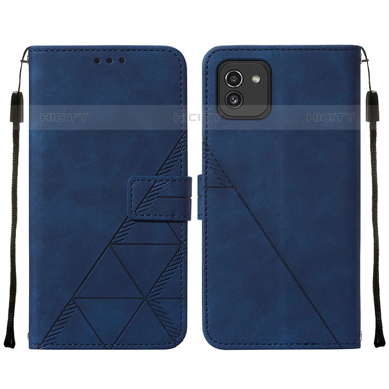 Handytasche Stand Schutzhülle Flip Leder Hülle Y01B für Samsung Galaxy A03