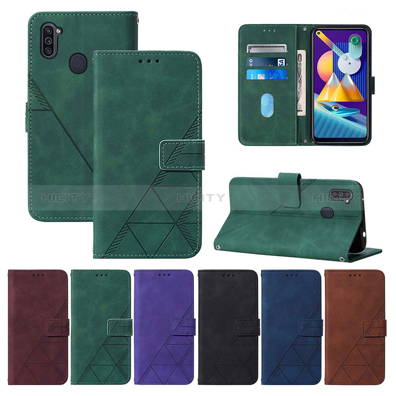 Handytasche Stand Schutzhülle Flip Leder Hülle Y01B für Samsung Galaxy A11