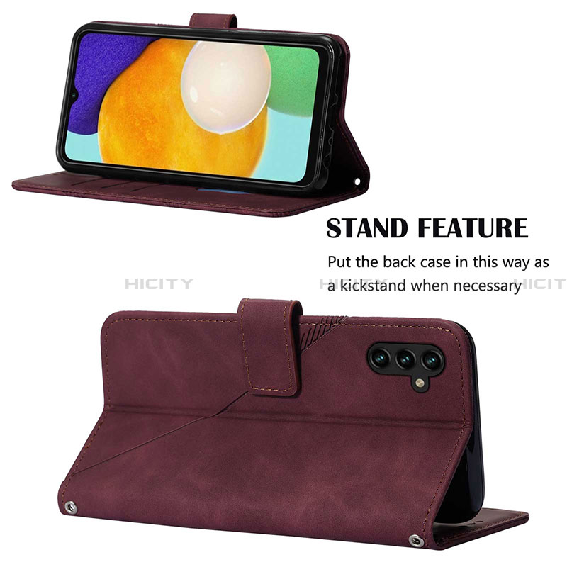 Handytasche Stand Schutzhülle Flip Leder Hülle Y01B für Samsung Galaxy A13 5G