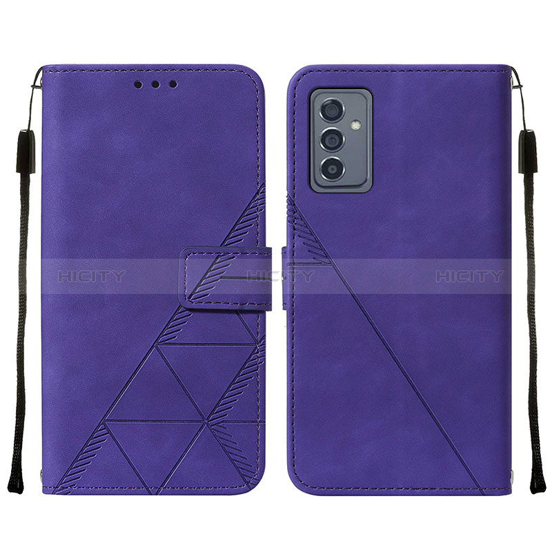 Handytasche Stand Schutzhülle Flip Leder Hülle Y01B für Samsung Galaxy A15 5G Violett Plus